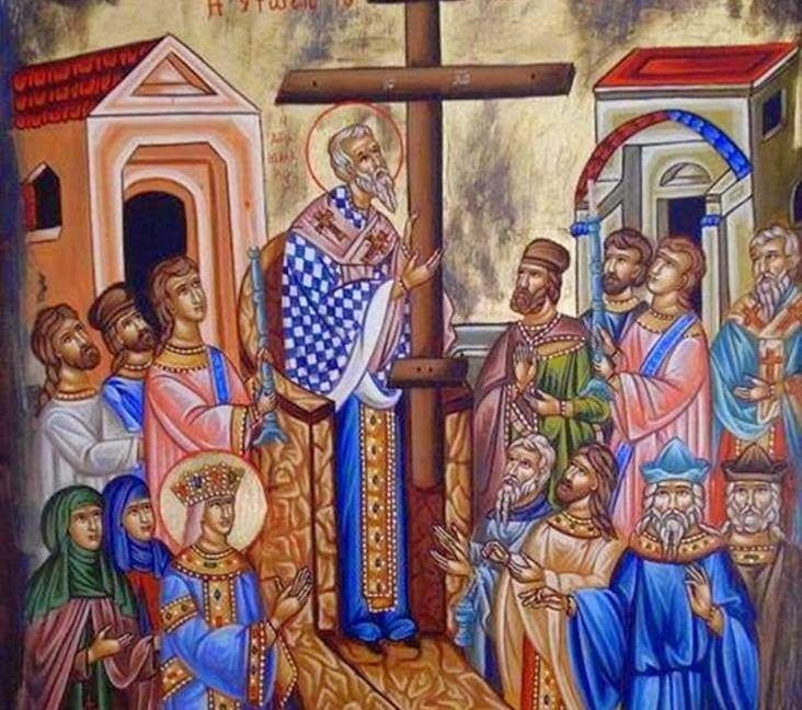 Η ύψωση του Τιμίου Σταυρού